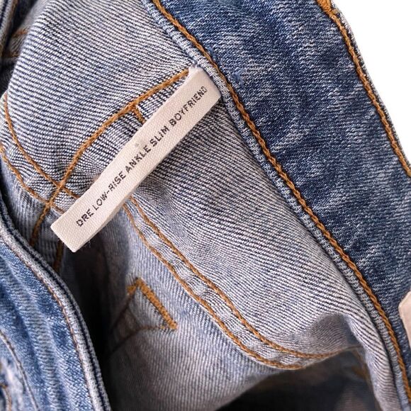 Rag & Bone New York Dre Low-Rise Ankle Slim Boyfriend Jeans – Size W 26 - Picture 10 of 14